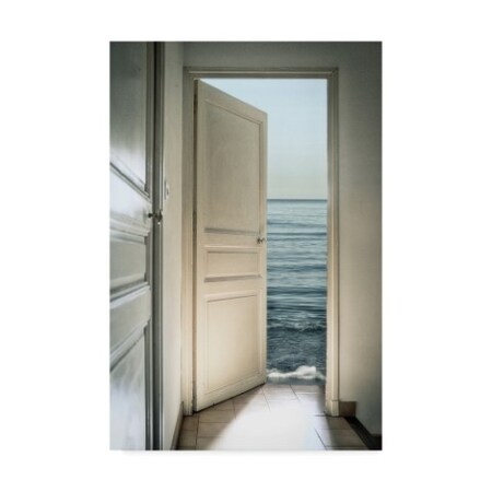 Trademark Fine Art Christian Marcel 'Behind The Doorway' Canvas Art, 12x19 1X07962-C1219GG